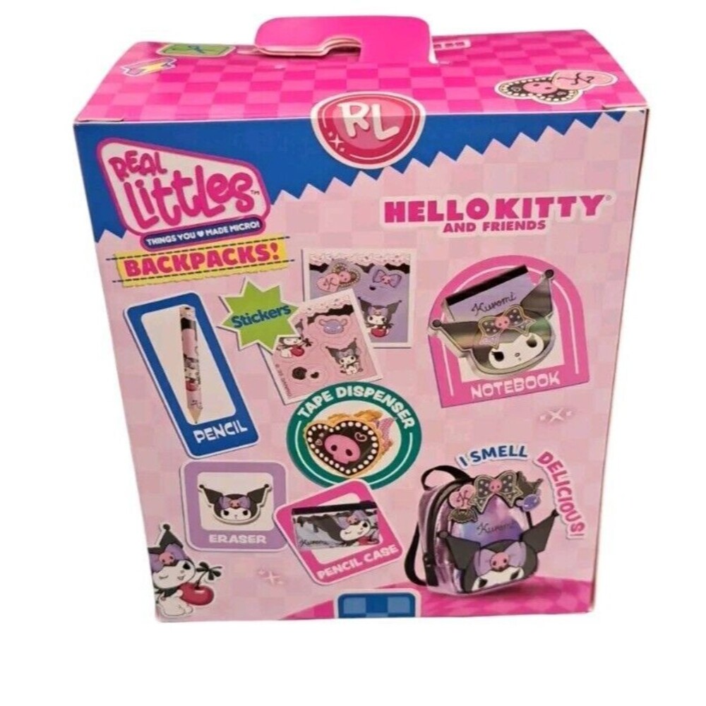 Real Littles Hello Kitty and Friends Kuromi Scented Backpacks 6 Mini Sta… - Picture 2 of 2